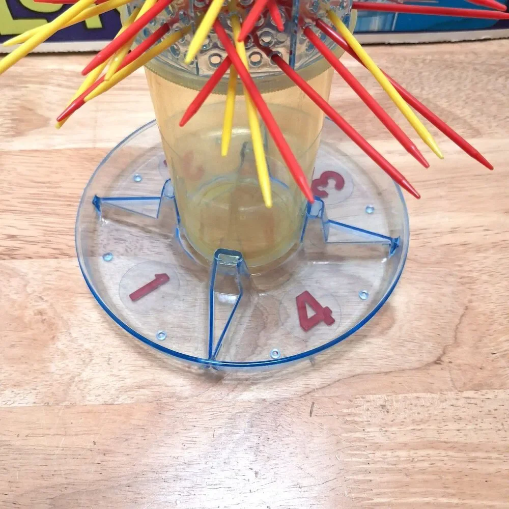 Vintage 1967 Ideal KerPlunk Game With Marbles & Sticks In Original Box